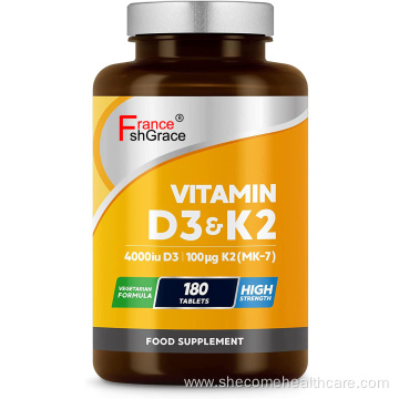 VitaminD3 K2 for Calcium Absorption multi vitamin tablets